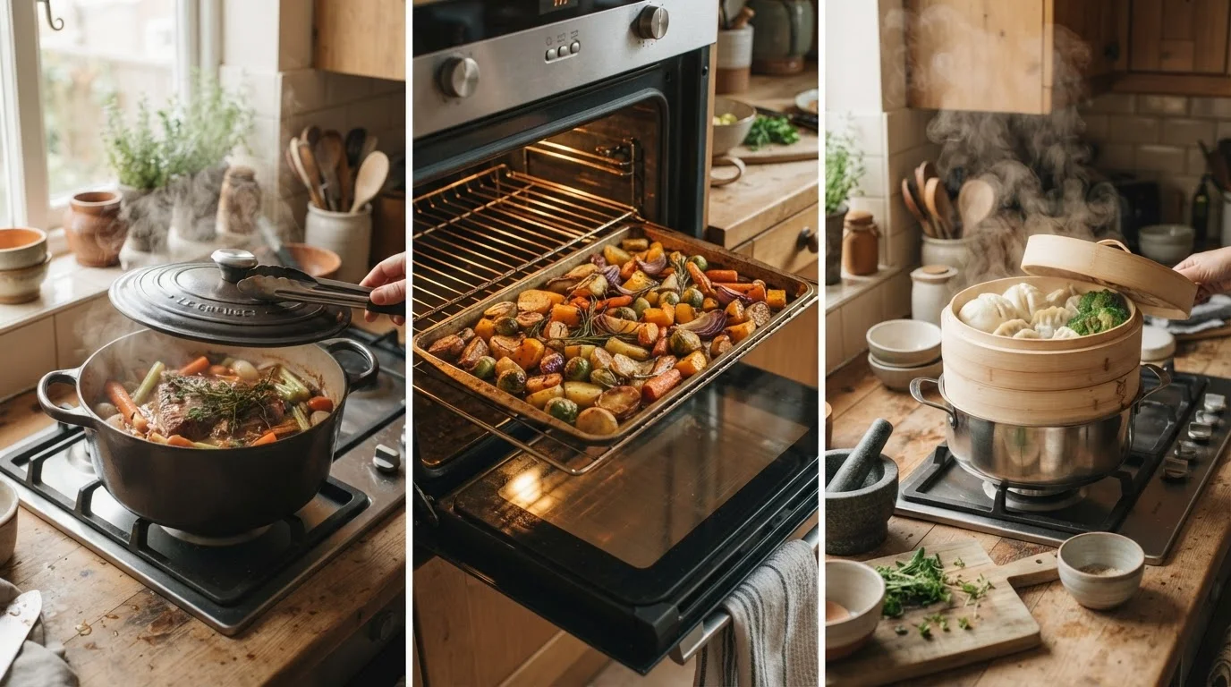 Braising, Roasting, and Steaming: Choosing the Right Cooking Method