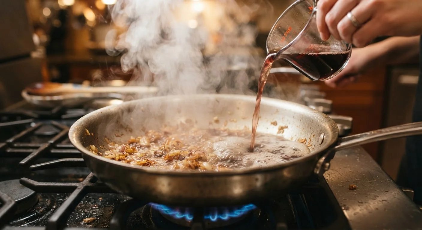 Deglazing a Pan: Turning Browned Bits Into Rich Sauce