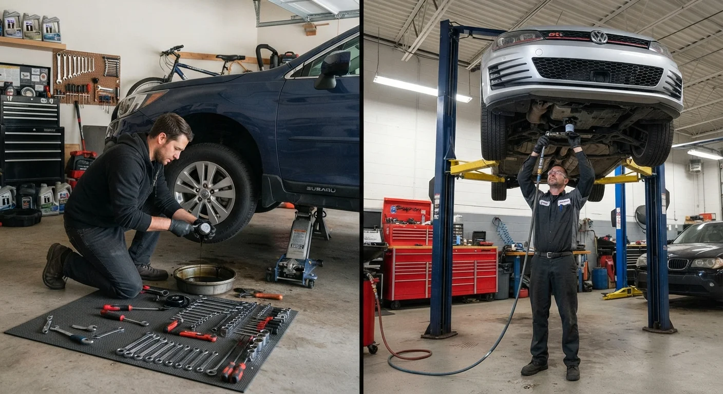 DIY Car Maintenance vs. Taking It to a Shop