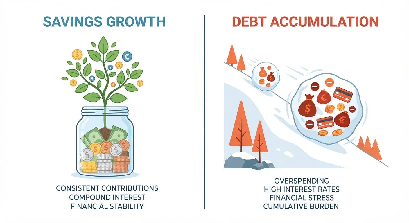 How Compound Interest Works — For and Against You