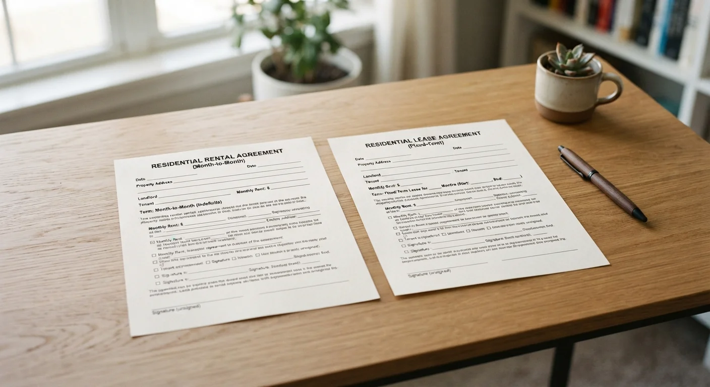 Month-to-Month vs. Fixed-Term Lease: Which Structure Fits Your Life?