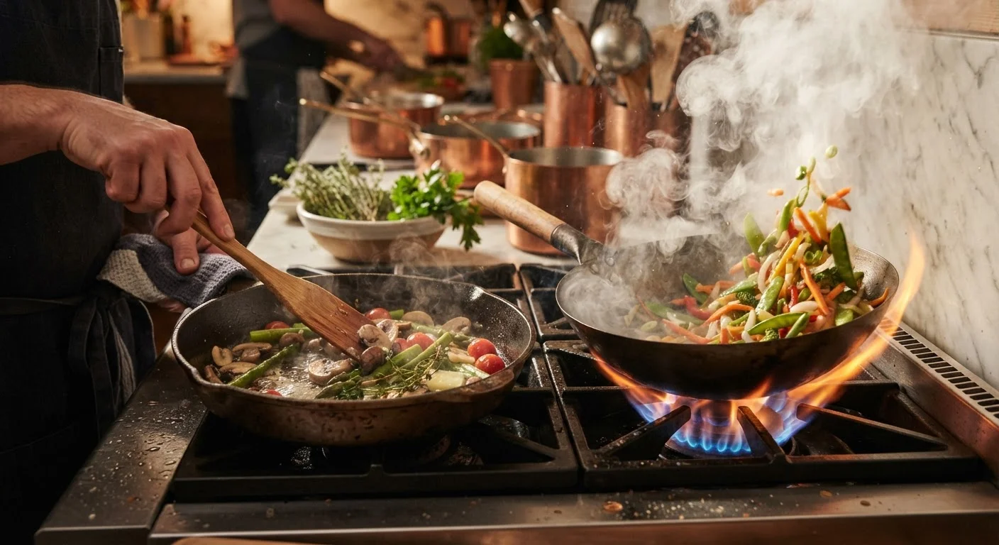 Sautéing vs. Stir-Frying: Same Pan, Very Different Results