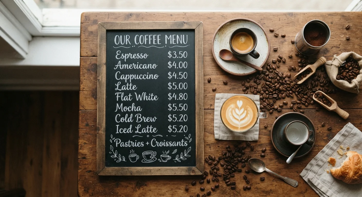 The Language of Coffee Shop Menus, Decoded