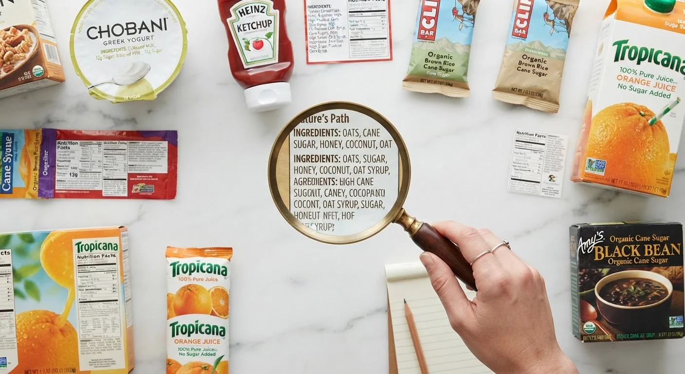 The Many Faces of Added Sugar on an Ingredient List